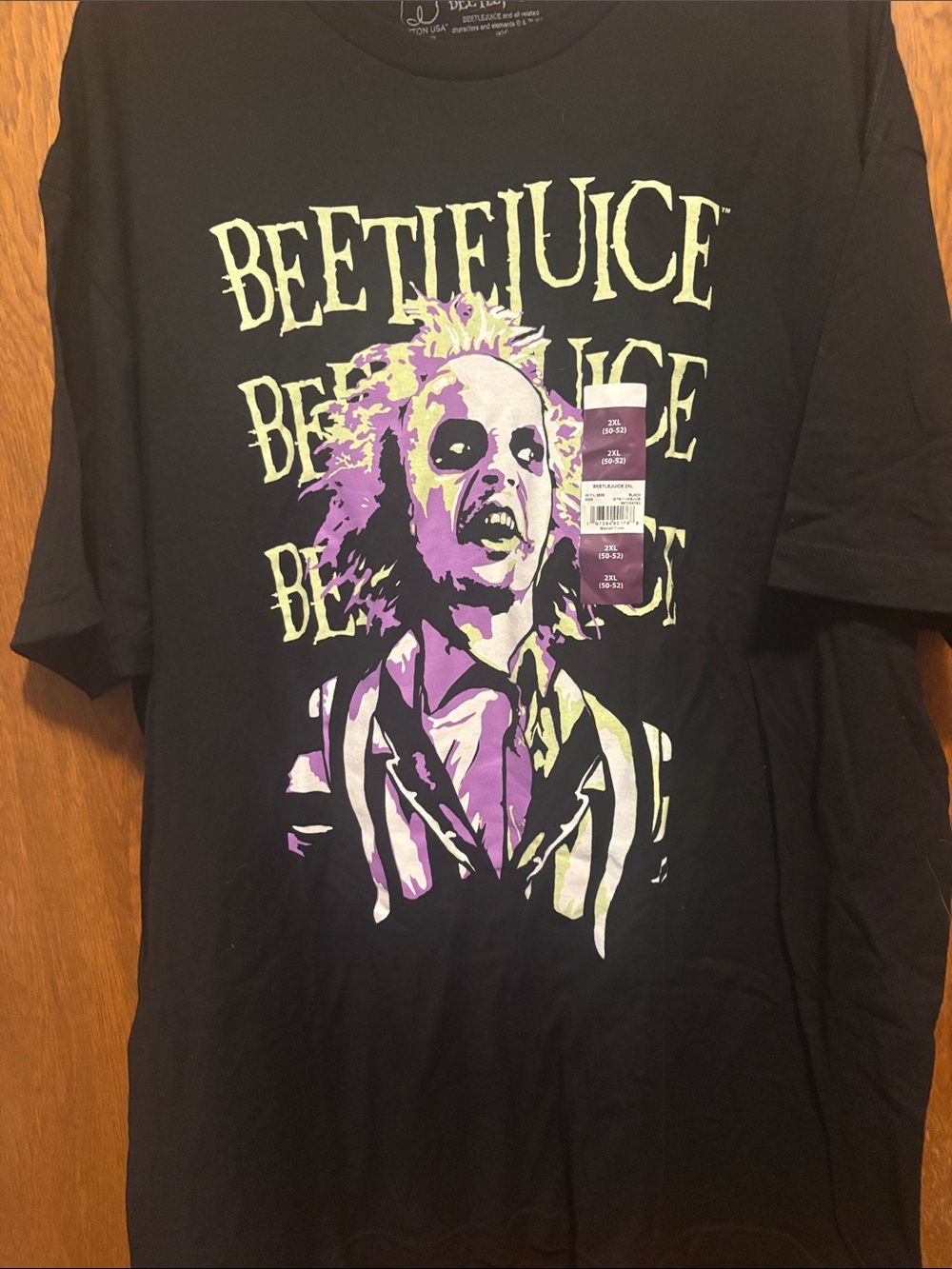Source Unknown Beetlejuice Graphic Tee in Black sizeXXL